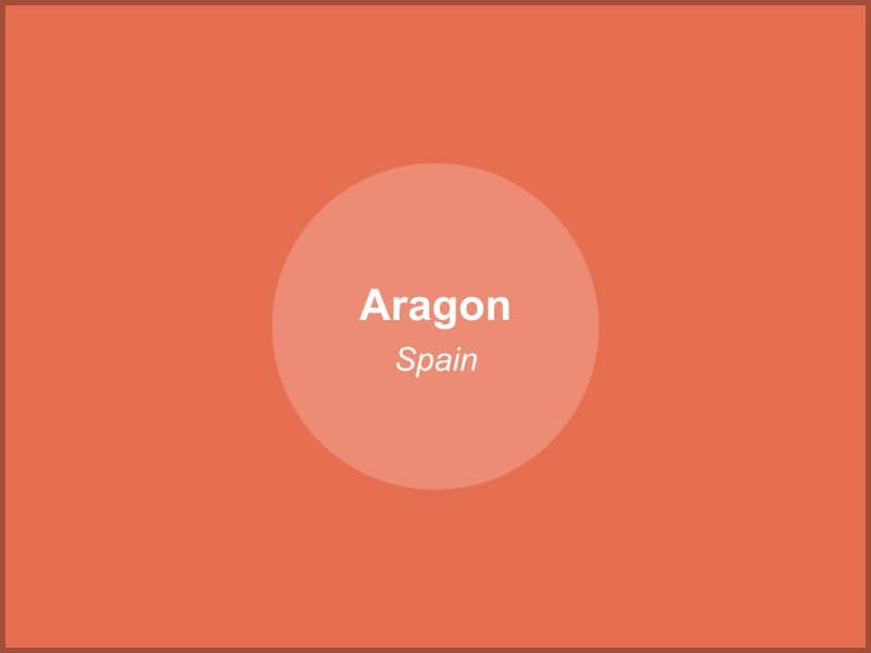 Scenic view of Aragon region in Spain