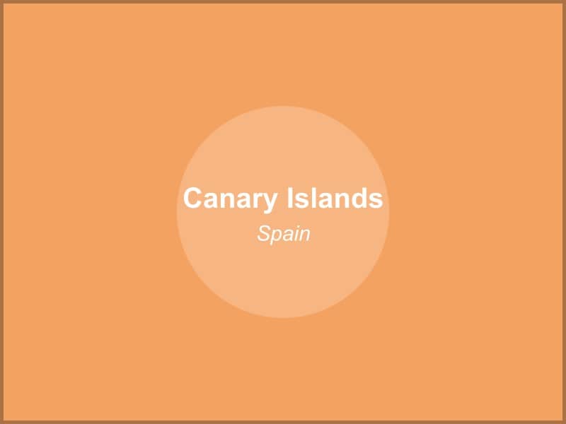 Scenic view of Canary Islands region in Spain