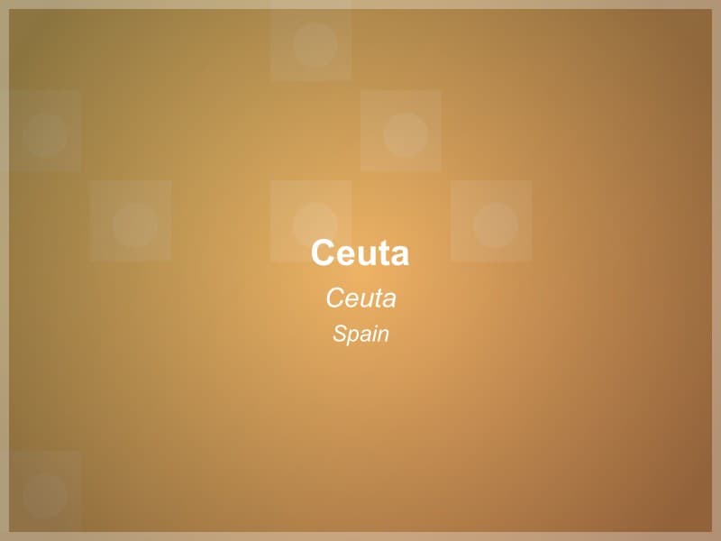 Ceuta, Spain - Ceuta