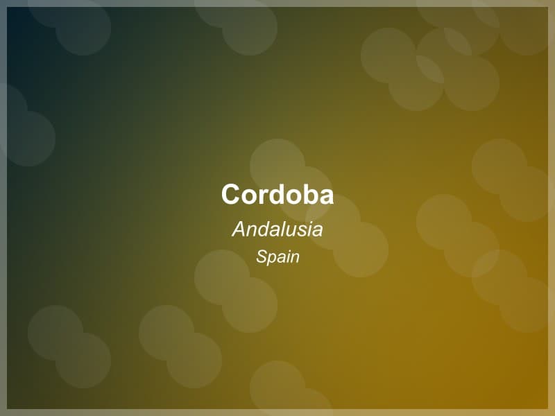 Cordoba, Spain - Andalusia