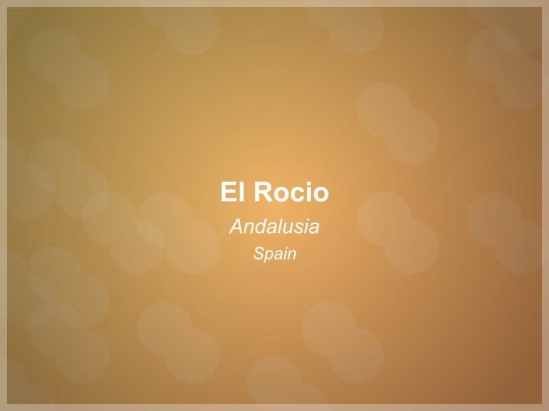 El Rocio, Spain - Andalusia