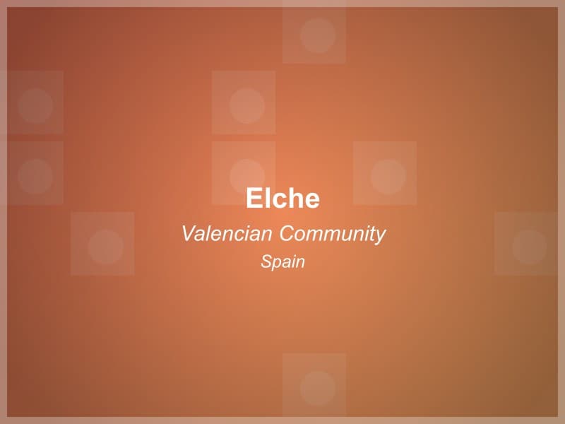 Elche, Spain - Valencian Community