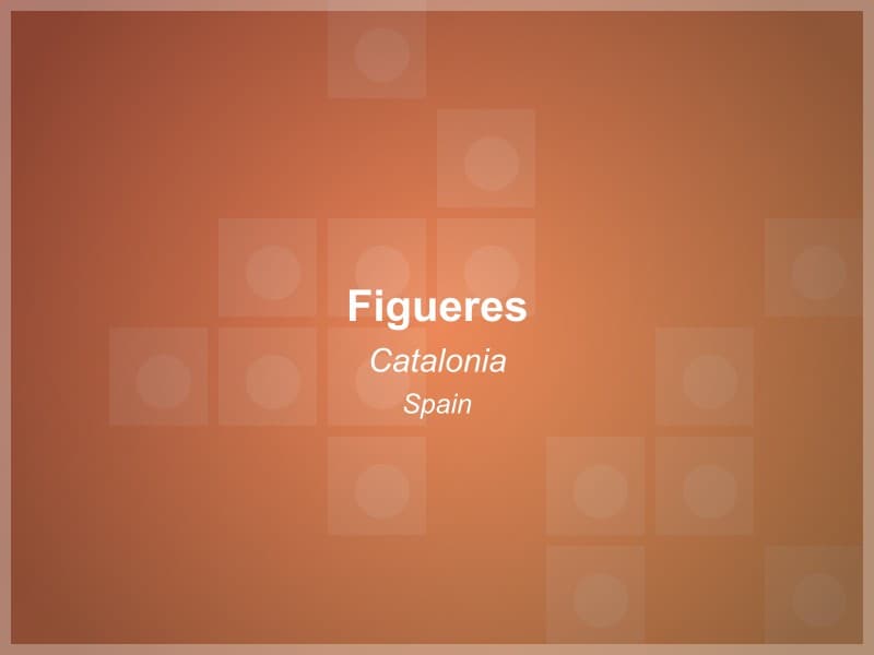 Figueres cityscape panorama