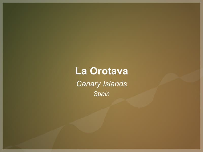 La Orotava, Spain - Canary Islands
