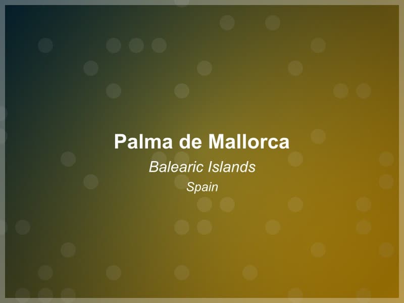 Palma de Mallorca, Spain - Balearic Islands