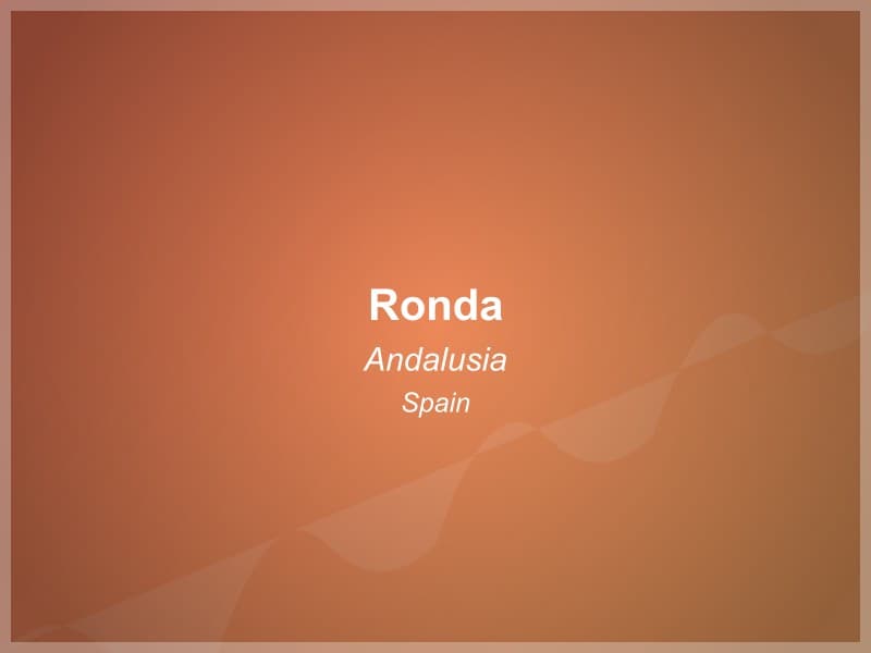 Ronda, Spain - Andalusia