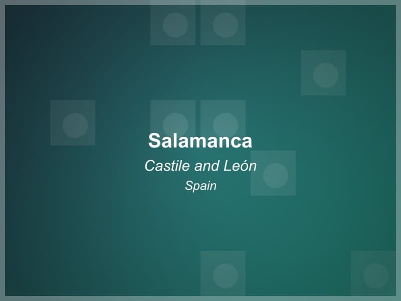 Salamanca, Spain - Castile and León