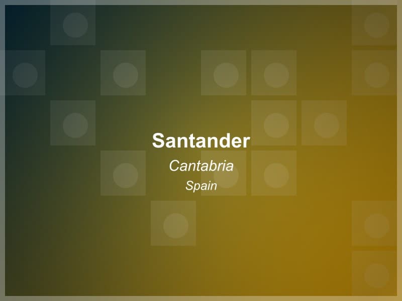 Santander cityscape panorama