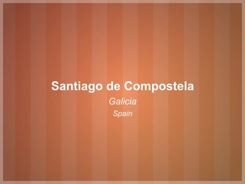 Santiago de Compostela, Spain - Galicia