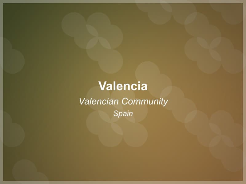 Valencia, Spain - Valencian Community