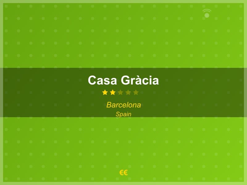 Casa Gràcia - 2 star hotel in Barcelona, Spain