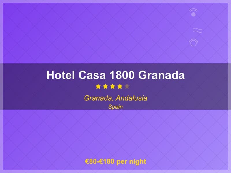 Hotel Casa 1800 Granada - Hotel in Granada, Andalusia