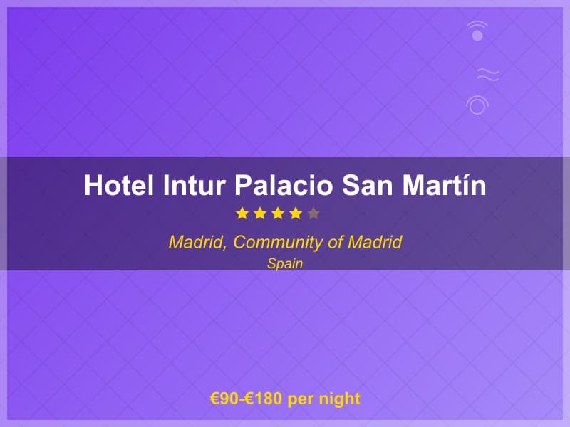 Hotel Intur Palacio San Martín - Hotel in Madrid, Community of Madrid