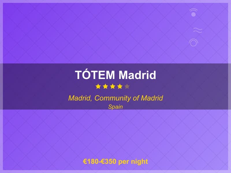 TÓTEM Madrid - Hotel in Madrid, Community of Madrid