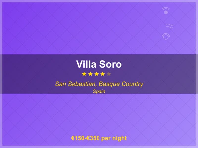 Villa Soro - Hotel in San Sebastian, Basque Country