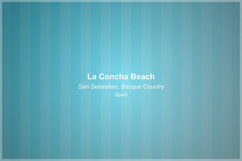 La Concha Beach Beach in Basque Country