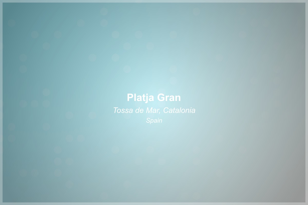 Platja Gran Beach in Catalonia