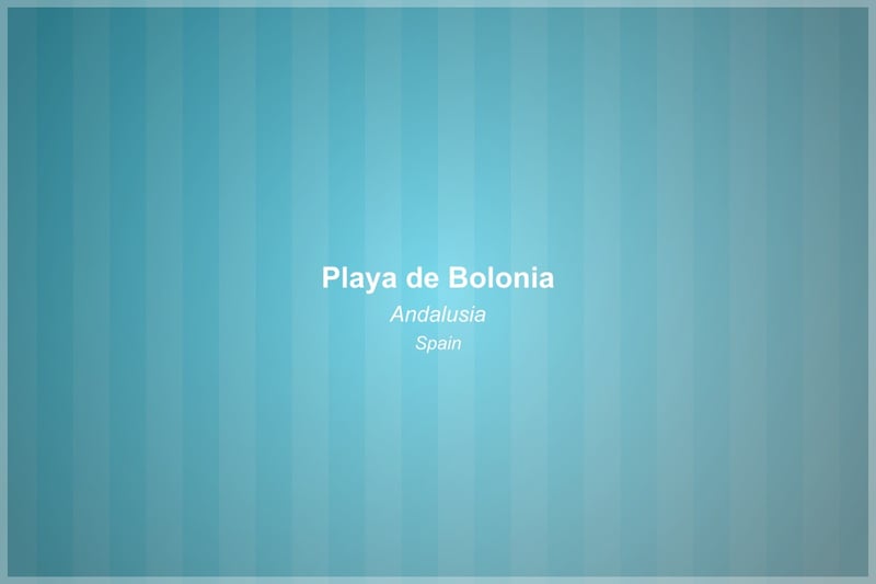 Playa de Bolonia Beach in Andalusia