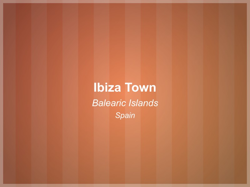 Ibiza Town, Spain
