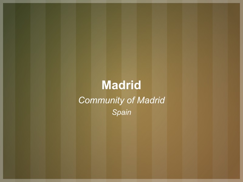 Madrid cityscape in Community of Madrid, Spain - showing historic architecture and local landmarks