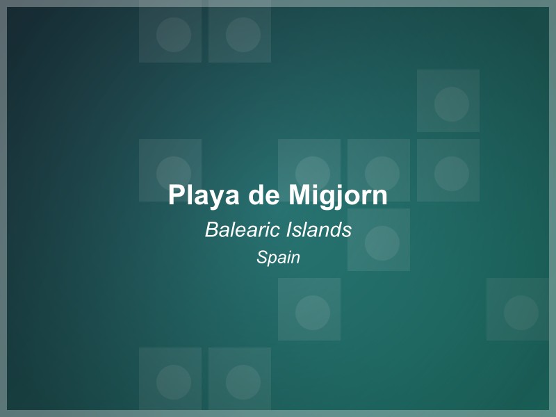 Playa de Migjorn, Spain