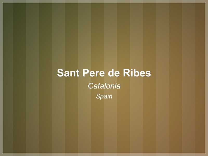 Sant Pere de Ribes, Spain