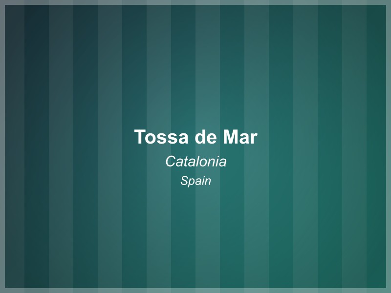 Tossa de Mar, Spain