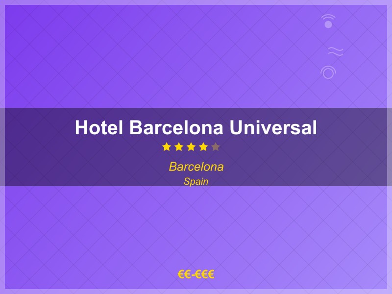Hotel Barcelona Universal