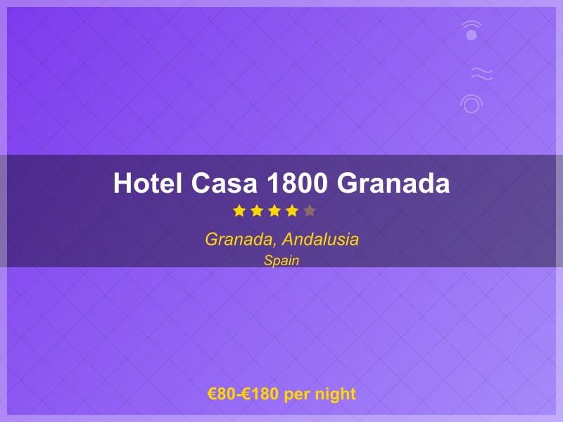 Hotel Casa 1800 Granada - Hotel in Granada