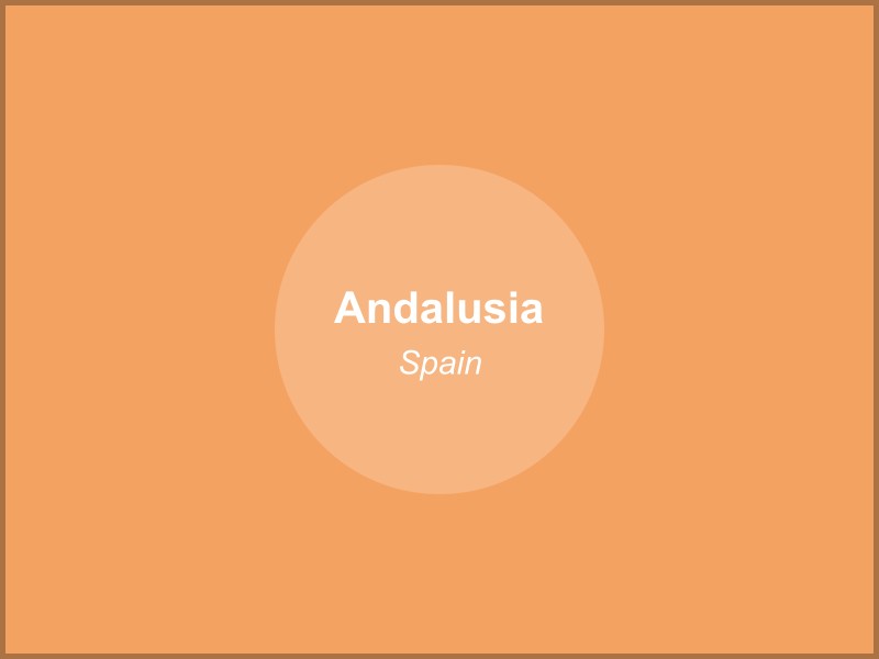Scenic view of Andalusia region in Spain