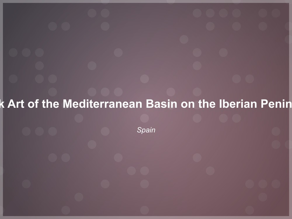 Rock Art of the Mediterranean Basin on the Iberian Peninsula - UNESCO World Heritage Site in Spain