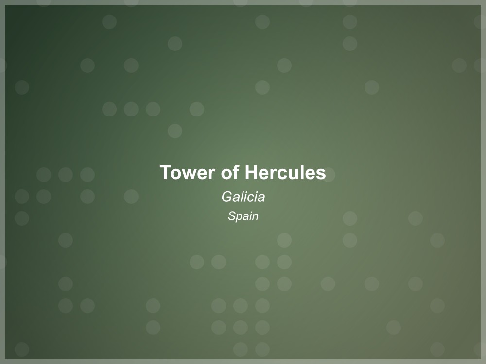 Tower of Hercules - UNESCO World Heritage Site in Spain