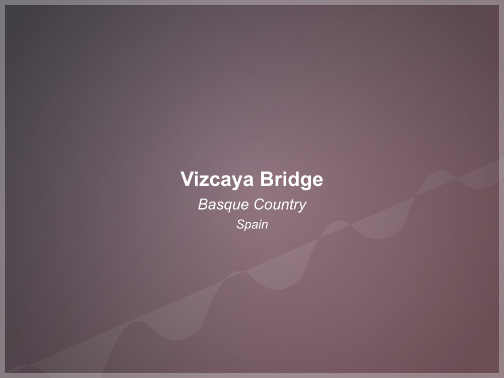 Vizcaya Bridge - UNESCO World Heritage Site in Spain