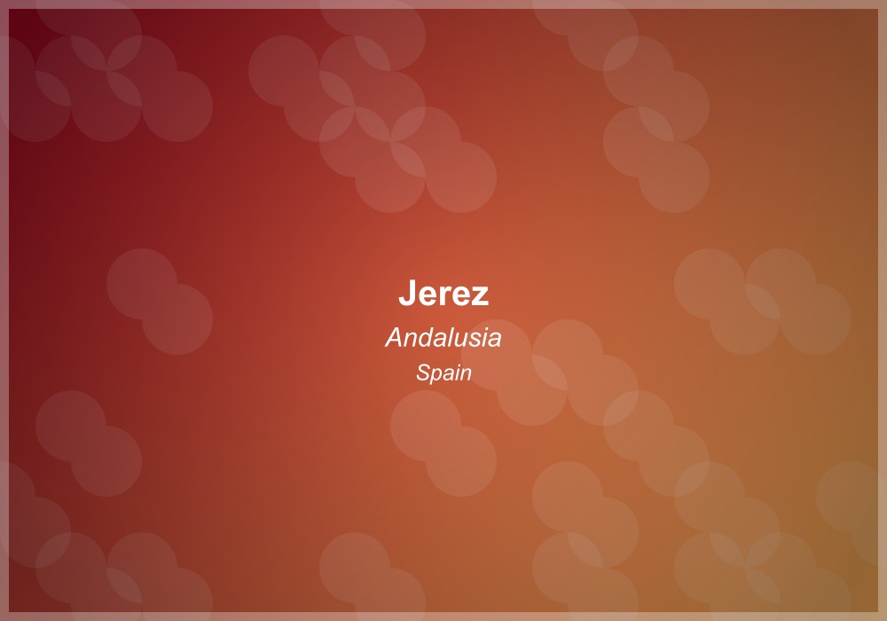 Jerez Wine Region in Spain